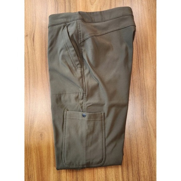 Columbia Straight Leg Jambe Droite Active Fit Lined Pant‎ -Olive Green - Size 12 - Picture 2 of 8